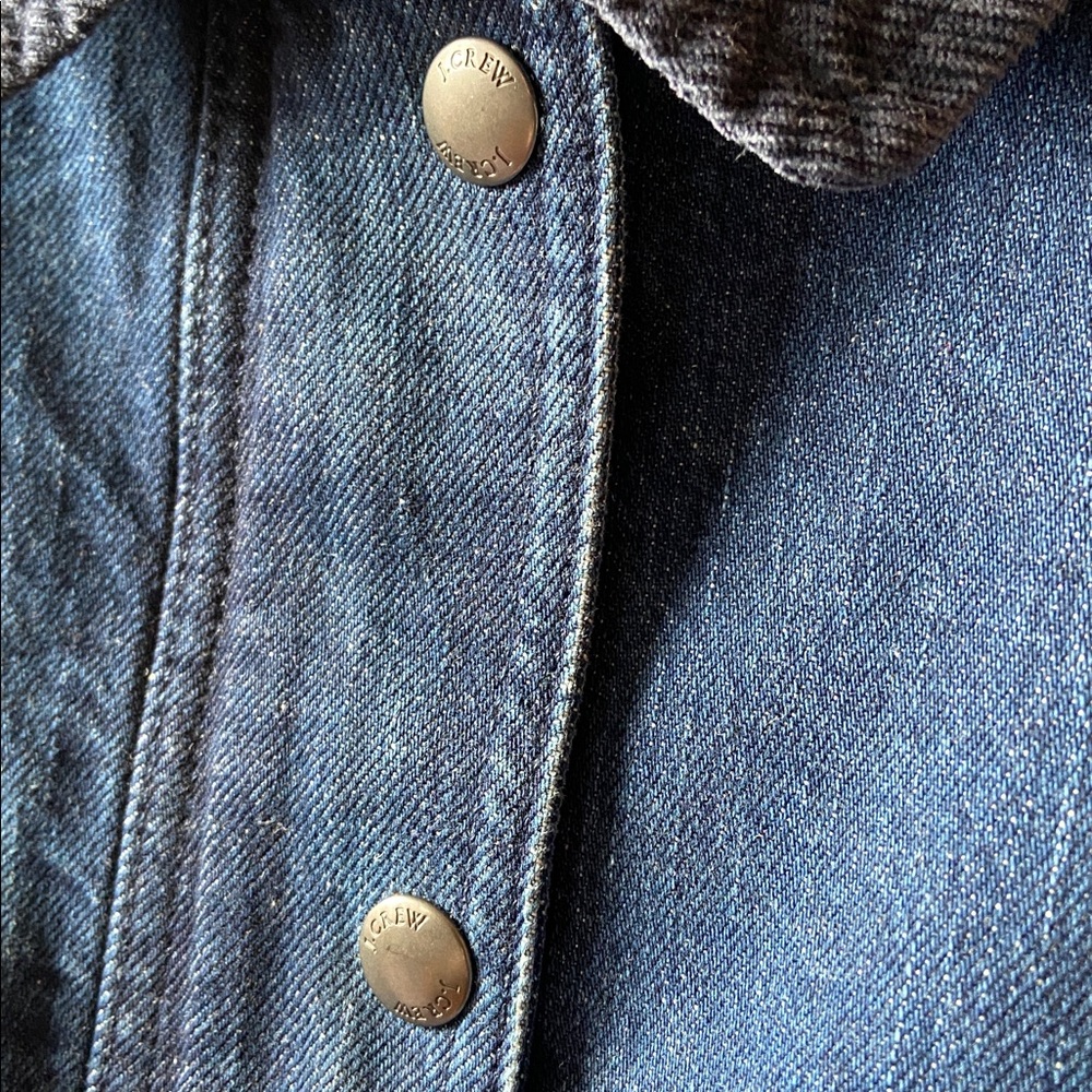 J. Crew Denim Field Barn Jacket, Blue, Sz M, NWT - Picture 5 of 12